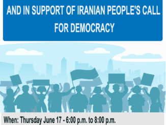 Rally to boycott Election in Iran
